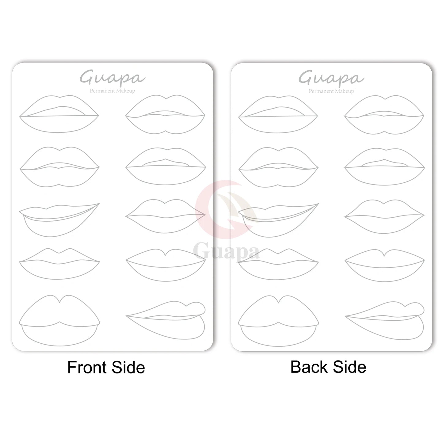 Microblading Practice Skin Sheets — Eyebrow Segment Tip Joint Texture for Semi-Permanent Makeup Training