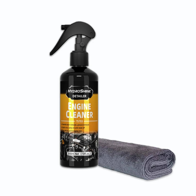 Hydroshine Engine Bay Cleaner Spray - Powerful Oil, Dust & Dirt Remover for Car Engine Compartment Cleaning