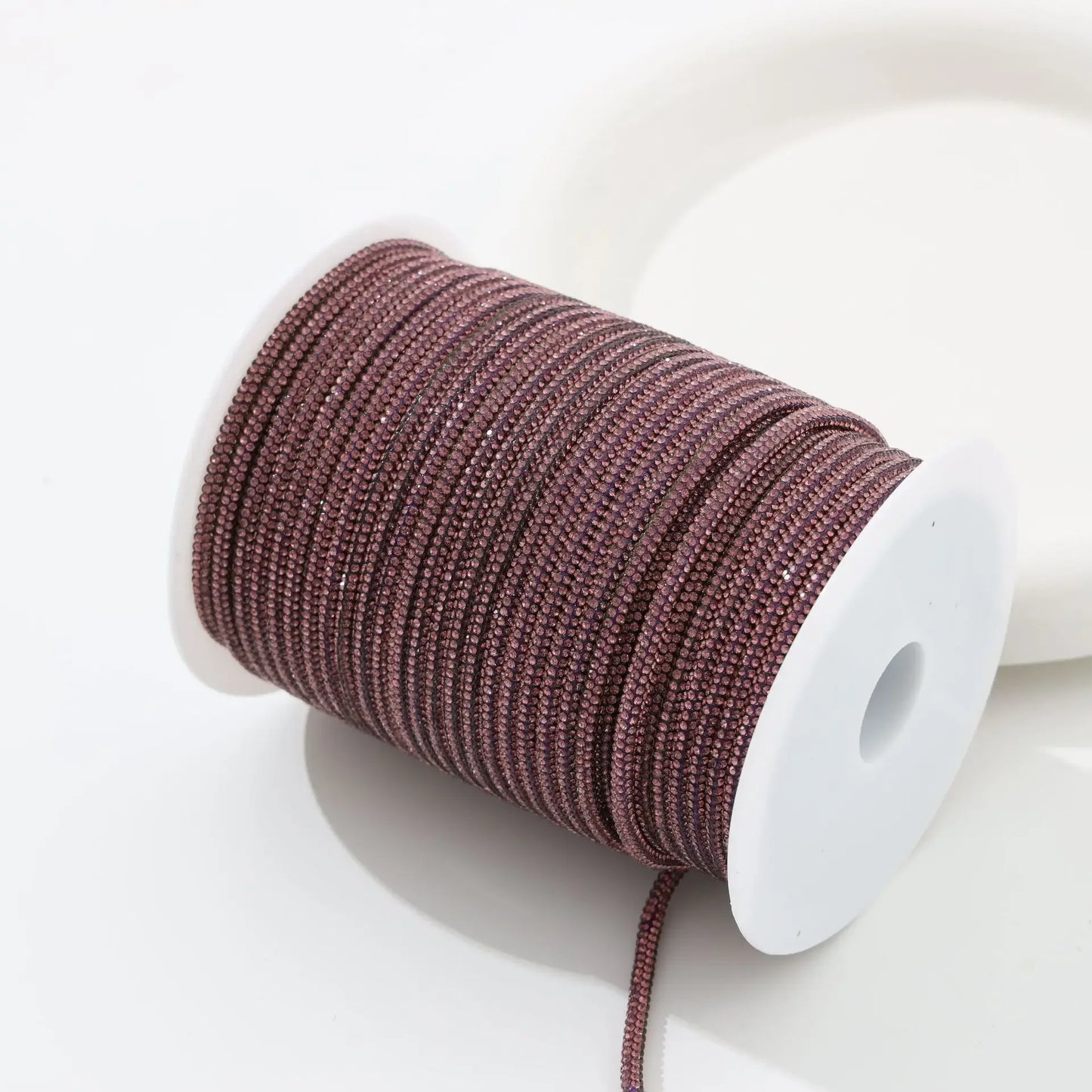 Rhinestone Cord Trim - 10-50 Yard Sparkling DIY Craft String for Clothing, Shoes, Bags & Wedding Decor