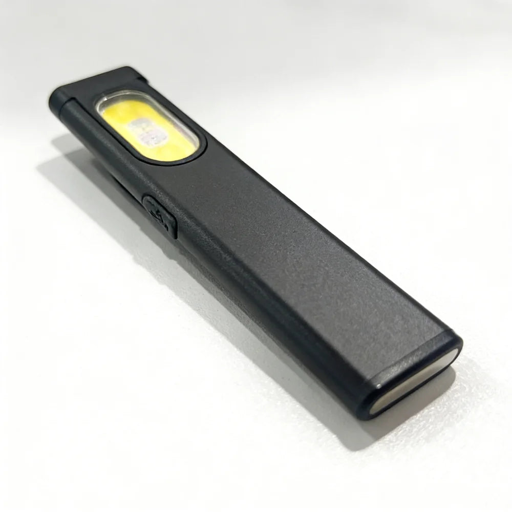 Rechargeable 550LM LED Keychain Flashlight — Mini Pocket Torch Lantern with Magnet for Emergency & Work