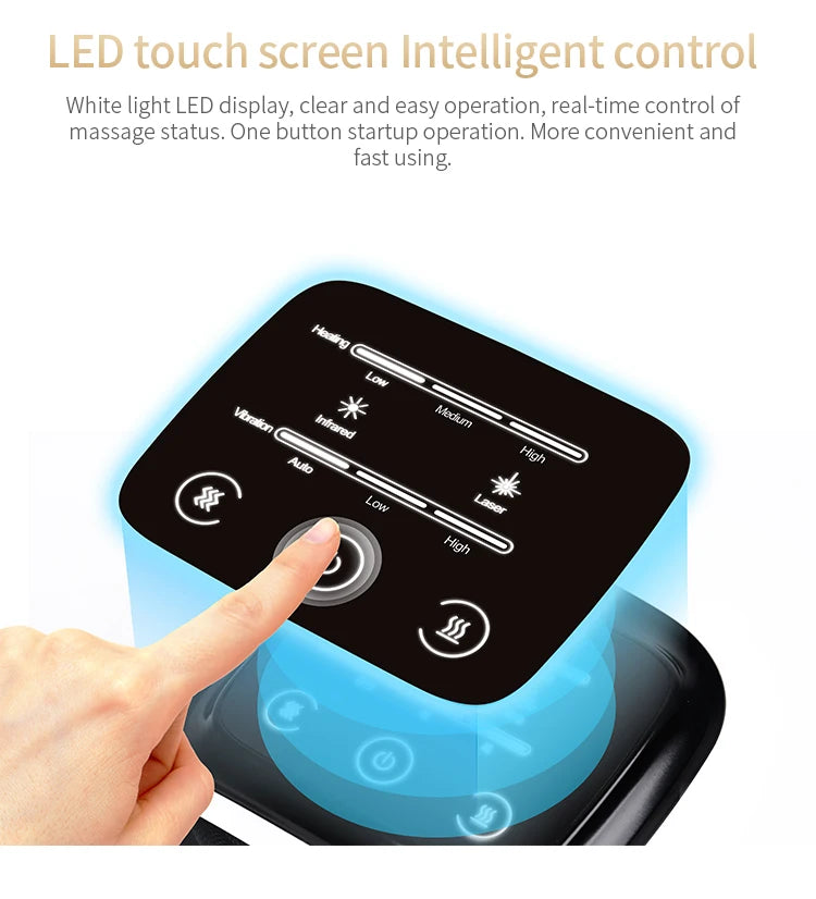 Multifunctional Smart Cordless Knee Massager – Vibration Massage Machine for Joint Relief, Perfect Gift for Grandma & Grandpa