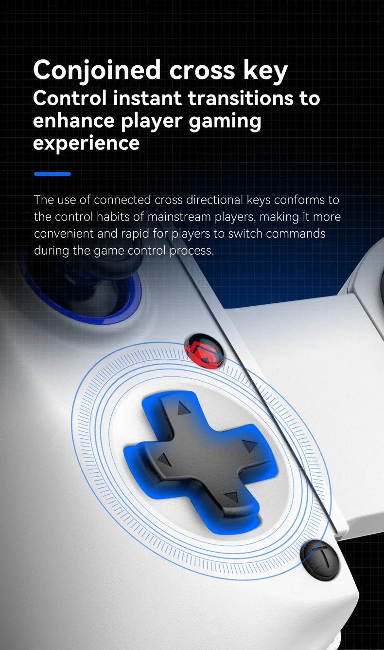 BSP-D11 Stretching Wireless Game Controller – Compatible with SWITCH, Android, iOS, PS3, PS4, XBOX, and Tablet for Gamepad Streaming