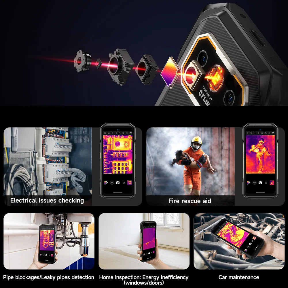 Ulefone Armor 27T Pro 5G Rugged Phone - 10600mAh, Android 14, 50MP+64MP Night Camera, 6.78" Display, 24GB+256GB, NFC