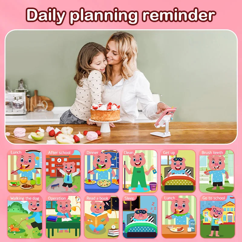 Children's Educational Phone Toy – Musical Unicorn Baby Mobile with Selfie Camera, 512MB TF Card, Birthday Gift for Babies