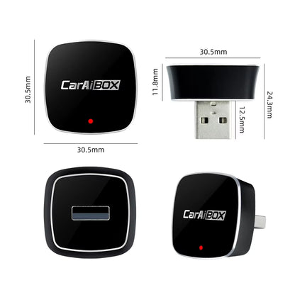 EKIY 2-in-1 Wireless CarPlay & Android Auto Dongle – AI Smart Box for Cars with Wired CarPlay