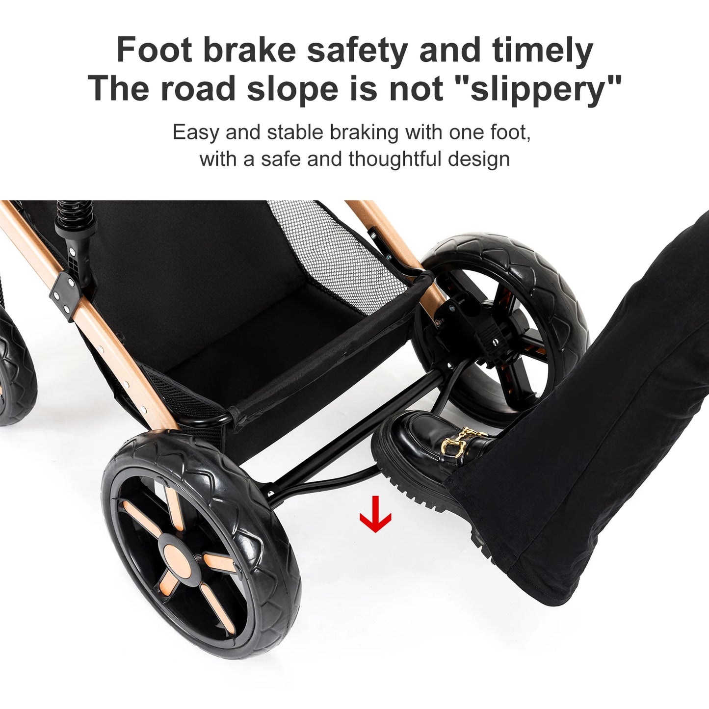 High-Quality 3-in-1 Newborn Baby Stroller — Lightweight Folding Cart with Comfort Seat & ISOFIX Safety