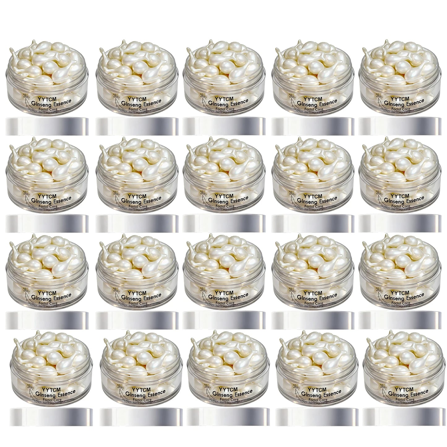 Ginseng Essence Capsules - Moisturizing Firming Serum with Retinol, Niacinamide & Vitamin E