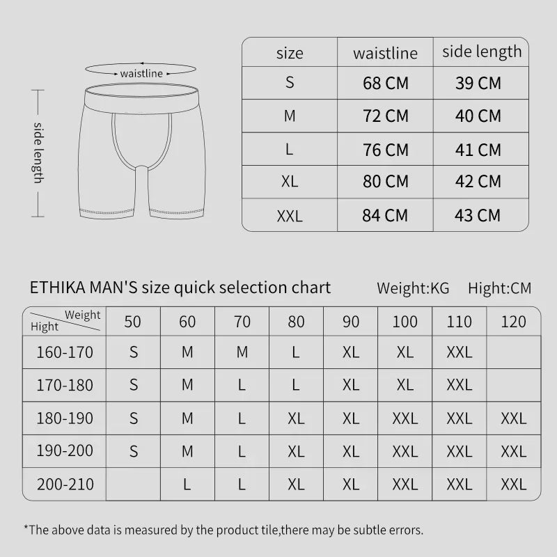 6Pcs Fashion Print Men’s Underwear – Boxer Briefs, Sexy Panty Lingerie, S-XXL Size Range, Comfortable Boxershorts