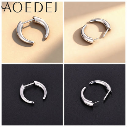 AOEDEJ 16G Stainless Steel Plug-In Style Nose Ring – Spike Ox Horn Septum Ring for Men & Women Large Gauge Body Piercing (8–10mm) Single Piece