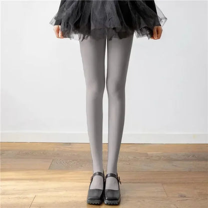 Red Women’s Tights - Super Elastic Plus Size Pantyhose Stockings for Y2K & Everyday Wear