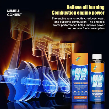 100ml Engine Carbon Removal Repair Agent | Highly Effective Oil Reduction, Engine Protectant, Anti-Wear & Anti-Shaking