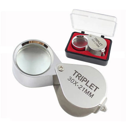 Pocket Jewelry Loupe – Diamond Eye Magnifying Glass for Coins, Gems, Stamps & Watches