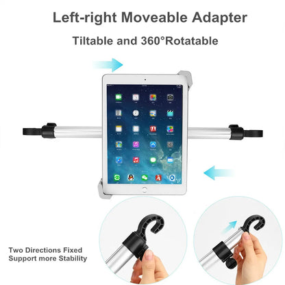 Adjustable Car Tablet Headrest Holder: Mount Stand for 7-13" Tablets - Road Trip Essential for Kids