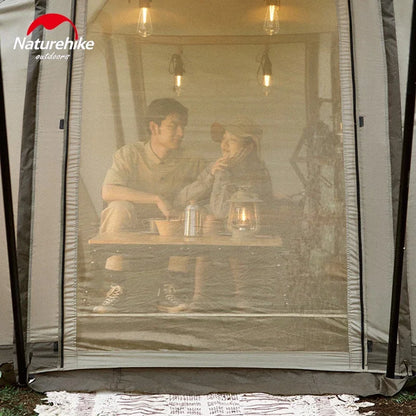 Naturehike Aries Tunnel Tent – 4-6 Person 4-Season Geodesic Outdoor Camping Tent, Double Layer, Large Travel Shelter