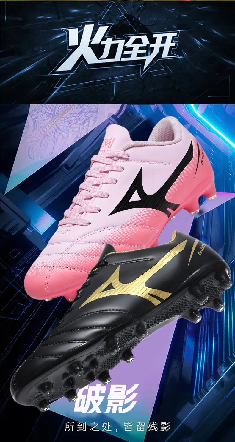 Men’s Football Soccer Cleats – Studded Indoor/Outdoor TF & FG Training Shoes
