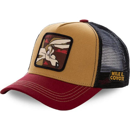 Anime Bunny TAZ DUCK Snapback Cap – Cotton Baseball Hat for Men & Women, Hip Hop Dad Mesh Trucker Cap