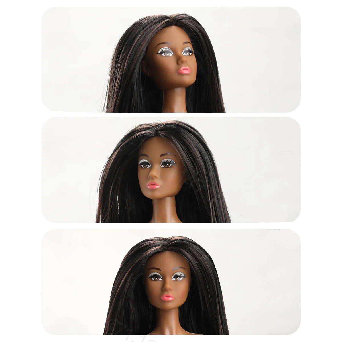 FR Supermodel 1/6 BABI Doll – Movable Joints, DIY Dress-Up Princess with Head & Body Accessories, White/Normal/Chocolate Skin