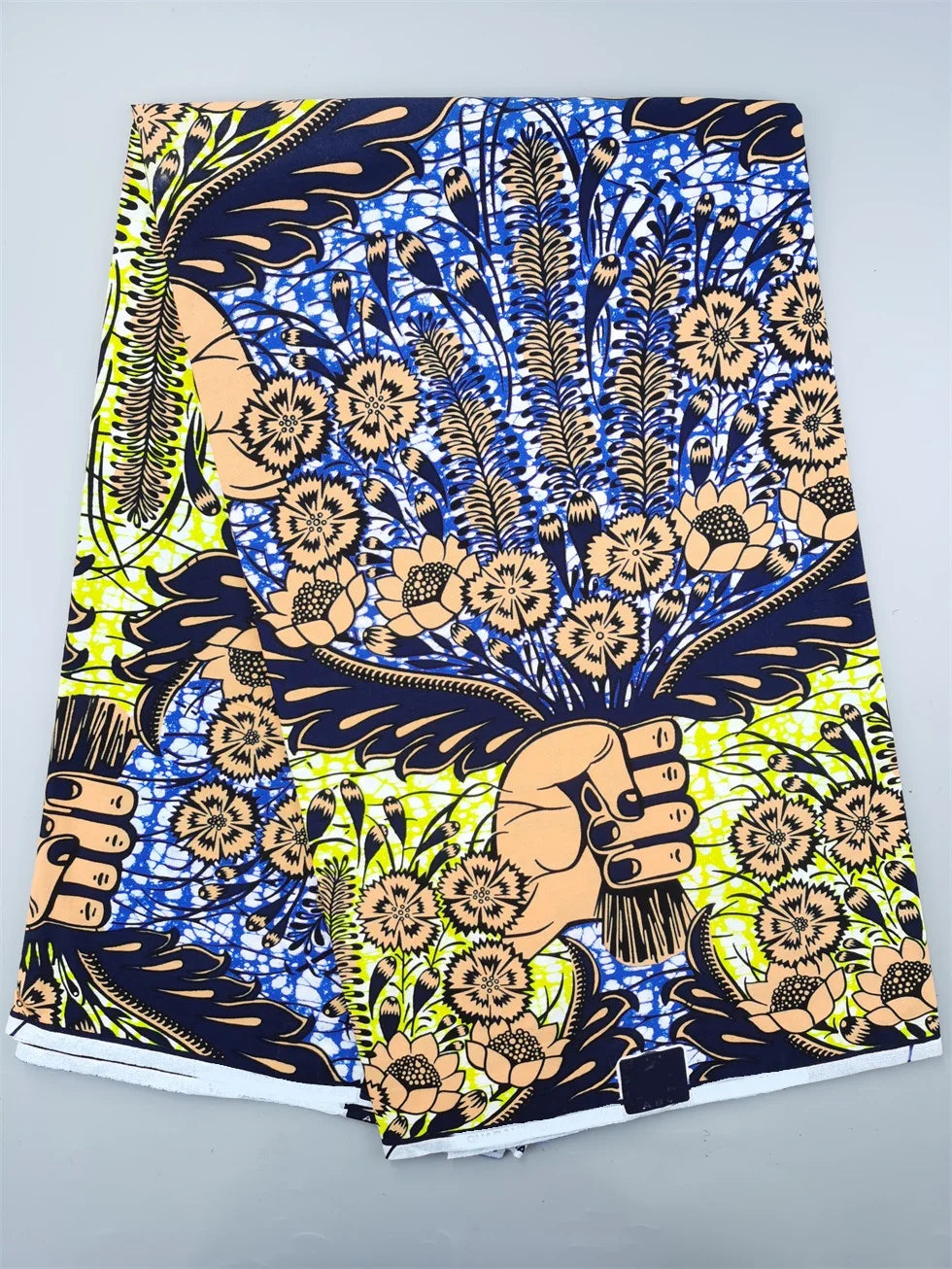 2025 African Wax Fabric - High Quality Cotton Nigerian Ankara Batik Print Material for Sewing & Dresses