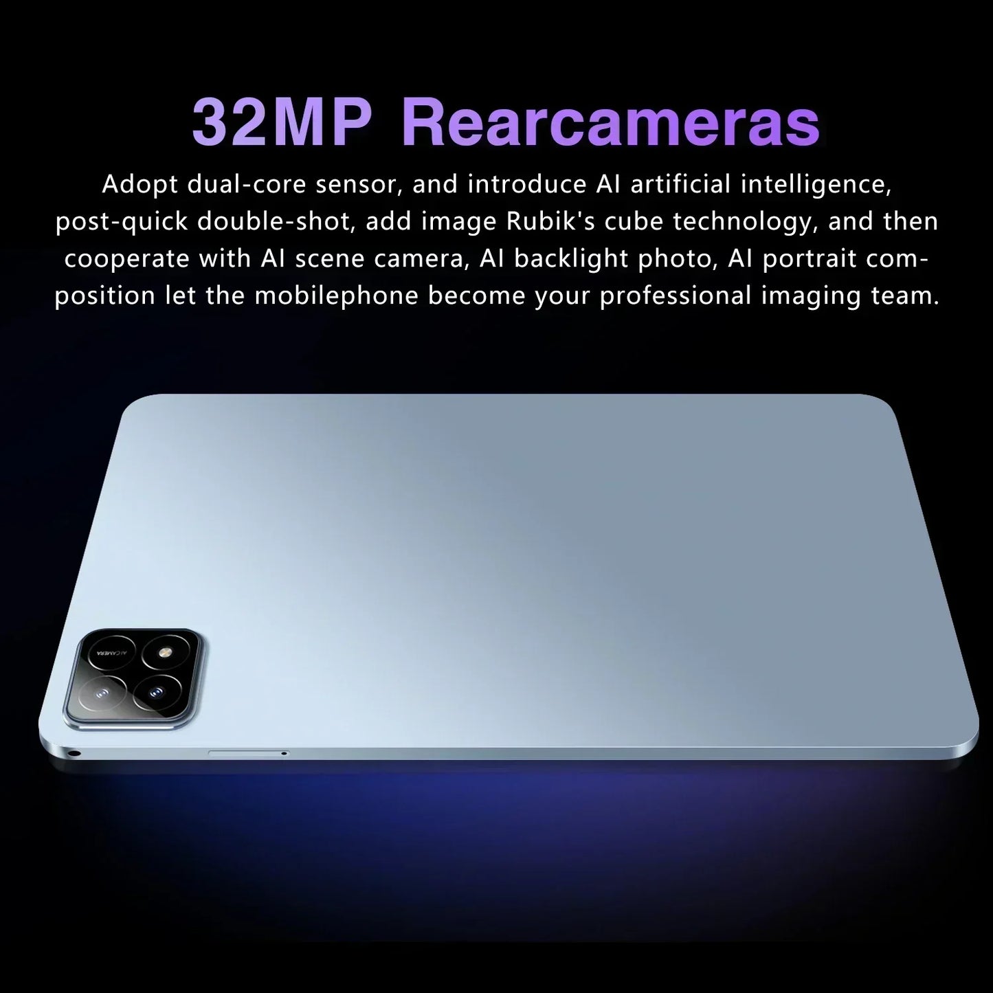 2025 New MI Pad 7 Pro Tablet 11" – Snapdragon 8 Gen 2, 22GB RAM, 2TB Storage, 4K HD, Android 14, 5G, Dual SIM, WiFi, GPS – 20000mAh Battery