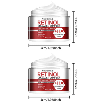 Retinol & Collagen Facial Moisturizing Cream – Deep Hydration Anti-Aging Skin Care, Dry Skin Repair & Nourishing Face Cream