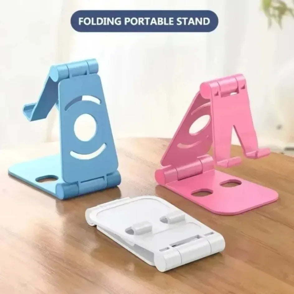 Multi-Angle Adjustable Desktop Phone Stand – Foldable Holder for iPhone 16, 15, 14, 13, 12 Pro Max & XS