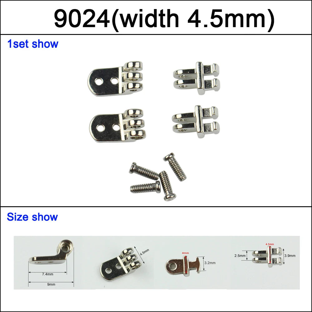 10 Sets Eyeglasses Hinge Replacement - Plastic Frames, Acetate Sunglasses, Wooden Glasses Repair Parts & Accessories