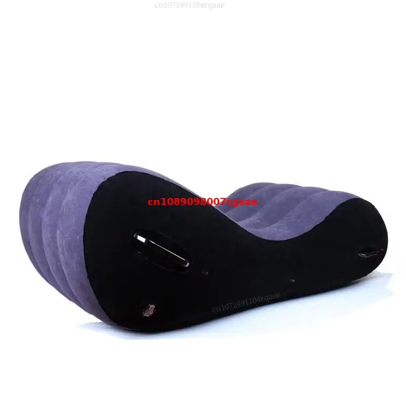 Modern Folding Sofa Bed - Portable Inflatable Travel Lounger with Armrests for Home, Garden, Beach & Camping