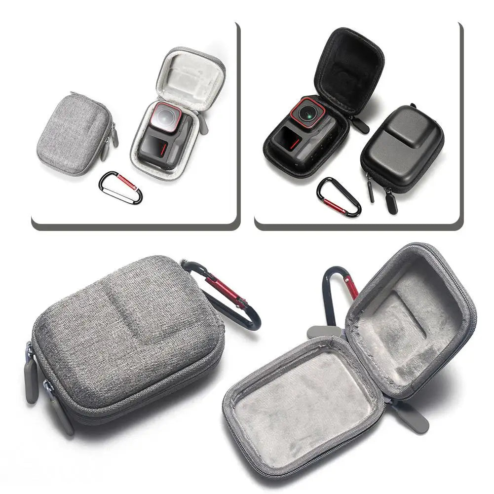 Insta360 Ace Pro Camera Case - EVA Protective Travel Storage Bag with Hook Organizer