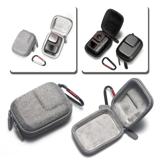 Insta360 Ace Pro Camera Case - EVA Protective Travel Storage Bag with Hook Organizer