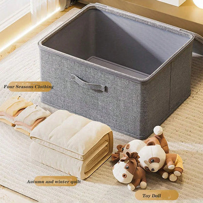 Folding Clothes Storage Organizer - Large Capacity Quilt, Bra and Lingerie Divider Box