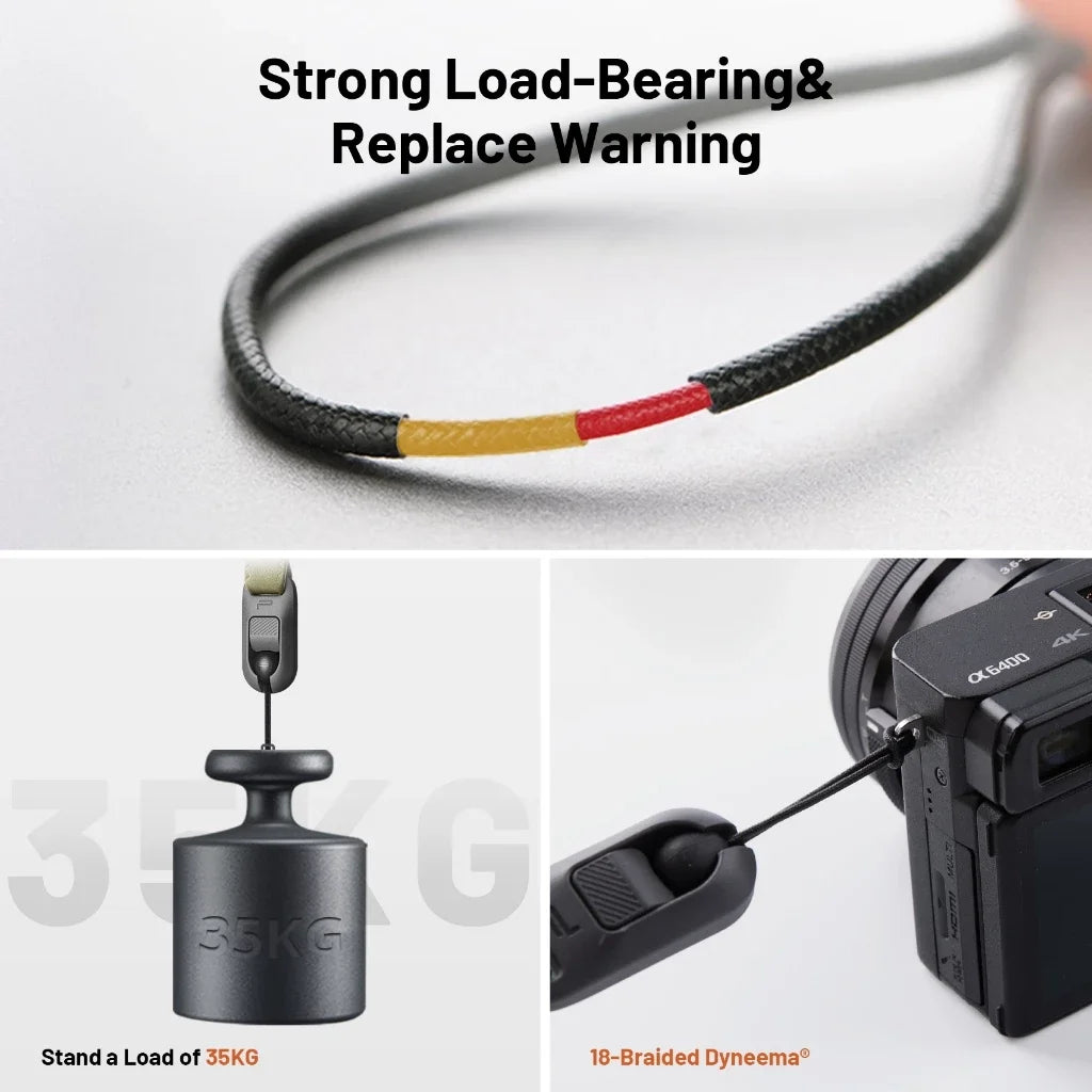 PGYTECH Adjustable Camera Wrist Strap – Quick Release Hand Strap for Sony, Nikon, Canon & GoPro