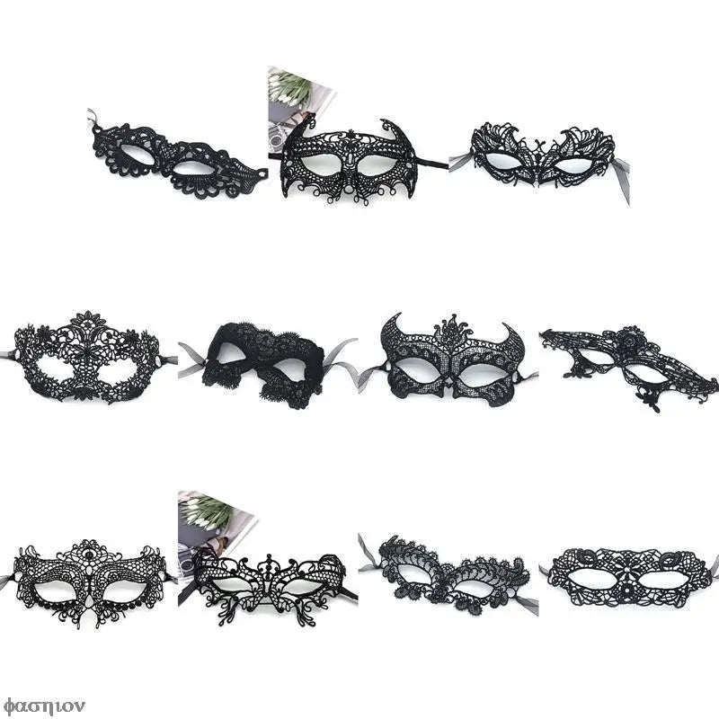 Halloween Lace Velvet Mask — Sexy Unisex Masquerade Eye Mask for Party, Prom, Costume & Cosplay Gifts