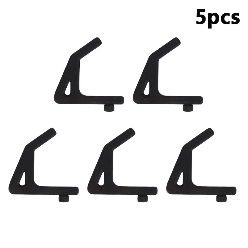 Universal Shelf Hooks - 10.3mm Hole Spacing Storage & Garage Shelving Support Hooks 5-20PCS
