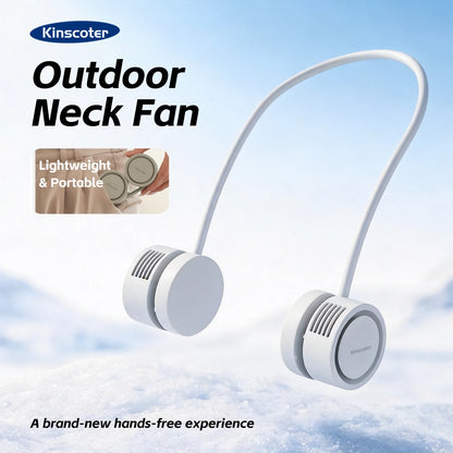 Portable Foldable Neck Fan – 1600mAh USB Rechargeable Personal Cooling Fan, Silent Mini Hands-Free Fan for Sports, Travel & Outdoor Use