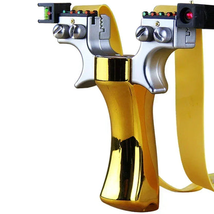 Laser Pointing Slingshot – 10 Style High Precision Aiming Catapult for Outdoor Hunting & Target Shooting Accessories