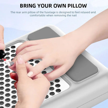 Powerful Nail Dust Vacuum Collector – Professional Nail Dust Extractor with Reusable Filter, Adjustable Speed Manicure Equipment