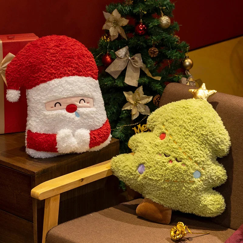 Cute Christmas Santa Claus Ornaments – Christmas Tree Pillows, Bay Window Decorations, Dolls & Sofa Cushions
