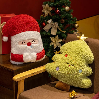 Cute Christmas Santa Claus Ornaments – Christmas Tree Pillows, Bay Window Decorations, Dolls & Sofa Cushions