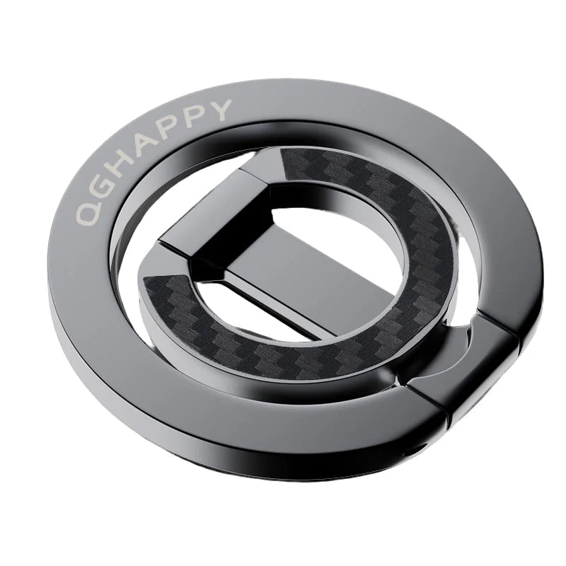 Double-Sided Magnetic Phone Ring Holder – MagSafe Kickstand Grip for iPhone, Huawei & Xiaomi