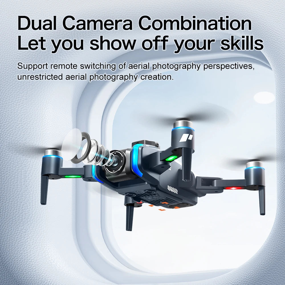 New XT808 Folding Drone – 5G Optical Flow GPS, WIFI Transmission, Professional Aerial Camera Quadcopter Toy Gift