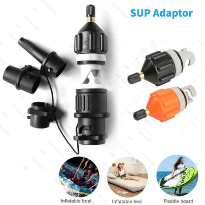 Air Valve Adapter for Inflatable Pump – SUP Board, Kayak, Paddle Boat, Tire Air Compressor Connector