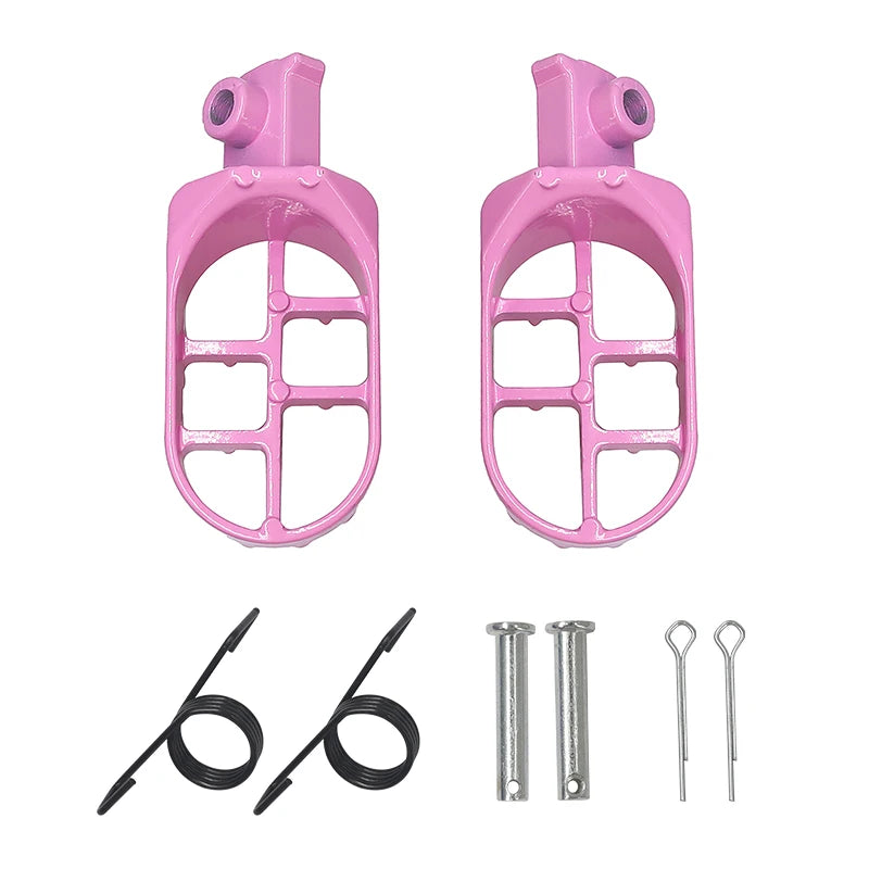 Motorcycle Foot Pegs - Replacement Footrests for Yamaha, Honda CRF/XR Models & Dirt Pit Bikes