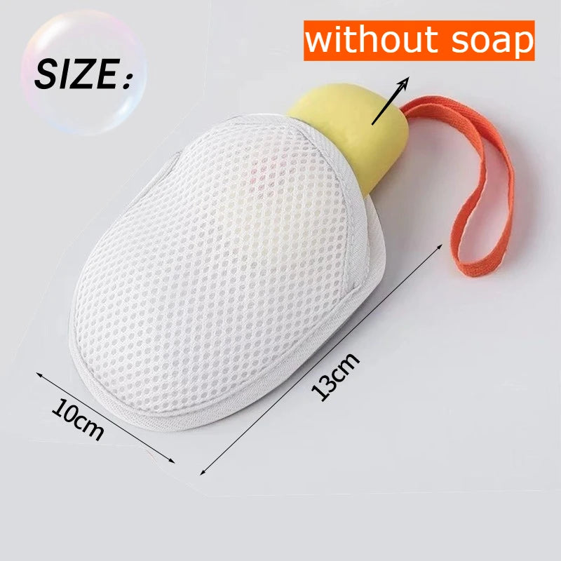 Soap Saver Pouch - Exfoliating Body Scrubber Mesh Bag for Bath and Shower