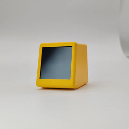 Small Portable Smart WiFi Weather Station – Temperature, Humidity, Time & Alarm Clock, Desktop Display Decoration