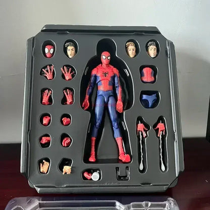 2024 Spider-Man & Gwen Action Figures — Spider-Verse Collection with Miles Morales Sentinel | Anime Toys Christmas Gift