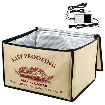 Versatile Dough Proofer with Heater – Temperature-Controlled, Collapsible Dough Proofing Box with Timer for Bread Making