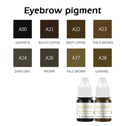 Top Tattoo Microblading Paint Ink: New 3ml Pigment for Semi-Permanent Body Art - Eyebrows, Eyeliner, Lips Tint Makeup Supplies