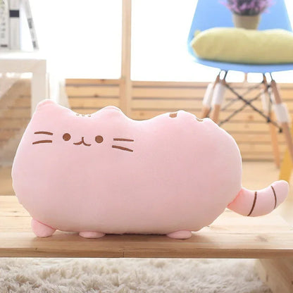 Pusheen Kawaii Cat Plush Toy - Cute Donut, Unicorn, Ice Cream, Pizza, and Cake Stuffed Animal for Gifts and Room Decor