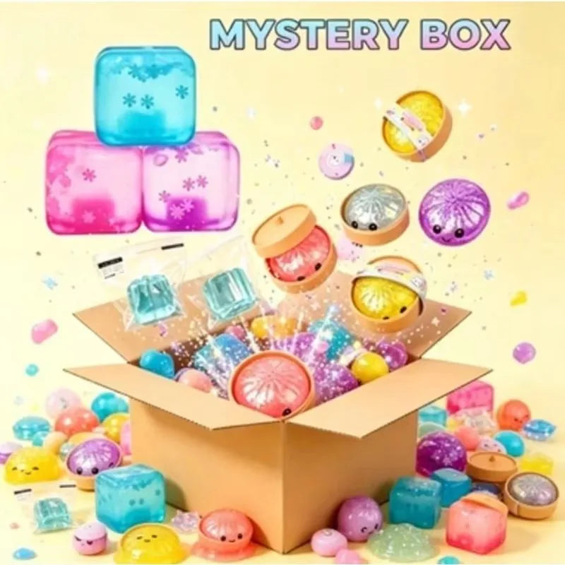 Sensory Squishy Blind Box Toy - Cute Slow Rise Fidget Stress Ball Collectible Surprise Gift