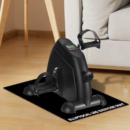 Ellipse Leg Exerciser Machine Mat – Soft Seated Foot Pedal Stepper Mat for Stability & Fitness Training